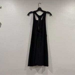 Athleta Ultimate 2-in-1 Support Black Dress Woman's Large Tall